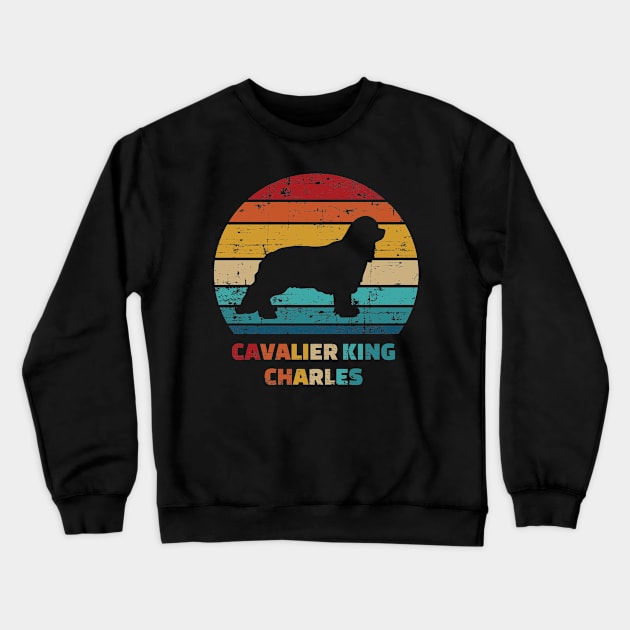 Cavalier King Charles vintage Crewneck Sweatshirt by Designzz